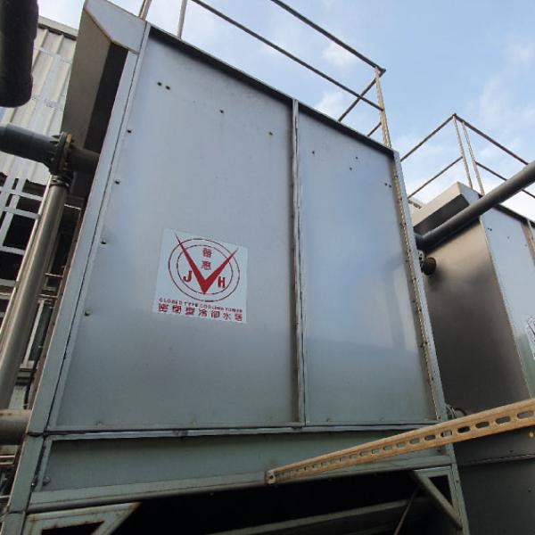 高溫爐水池不再有水垢問題，更換晉惠HCT-J冷卻塔後快速復工