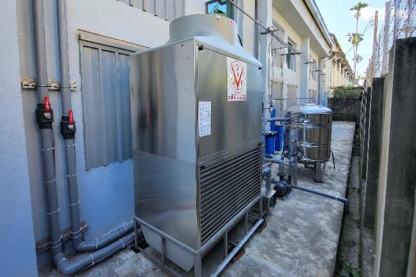 晉惠SCT-30小型密閉式冷卻水塔：2米窄巷輕鬆安裝-日勤包裝科技