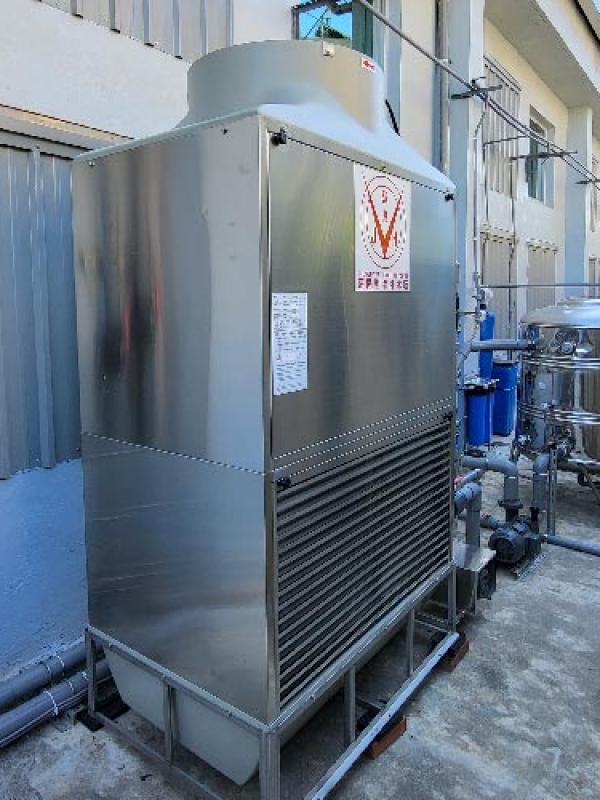 晉惠SCT-30小型密閉式冷卻水塔：2米窄巷輕鬆安裝-日勤包裝科技